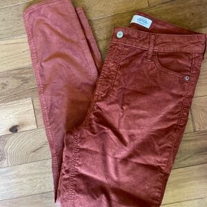 Old Navy Rust Corduroy Skinny Pants - never worn without tags